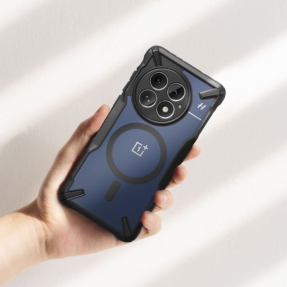 Kaitseümbris Fusion X Magnetic, OnePlus 13, läbipaistev musta ääre ja MagSafe ringiga, Ringke - Image 5