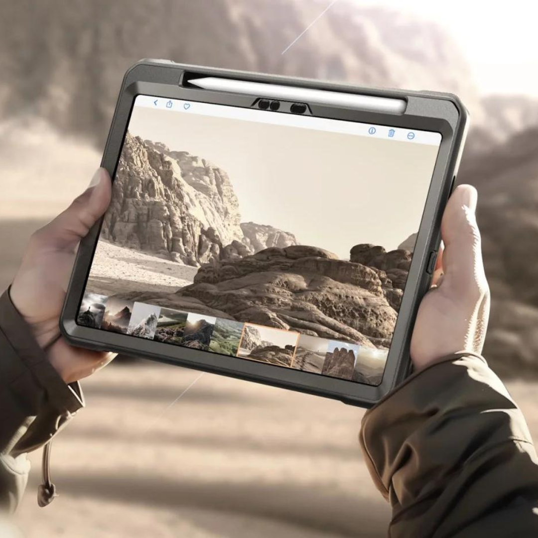 Kaitseümbris ekraanikaitsega Unicorn Beetle PRO, Apple iPad Pro 13" (2024), must, Supcase - Image 6