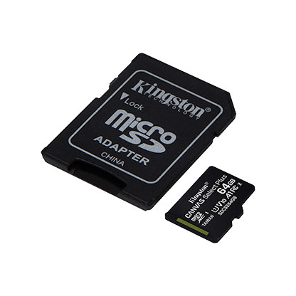 Mälukaart microSD 64GB, Class 10, UHS-I, R100/W10, Canvas Select Plus, Kingston - Image 3