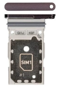 SIM card holder Samsung G990 S21 FE Graphite original (used Grade A)