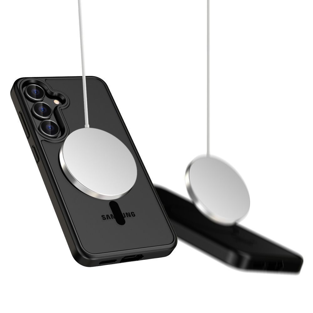 Kaitseümbris Magmat MagSafe, Nothing Phone (3), matt läbipaistev musta äärega, Qi2/MagSafe toega, Tech-Protect - Image 4