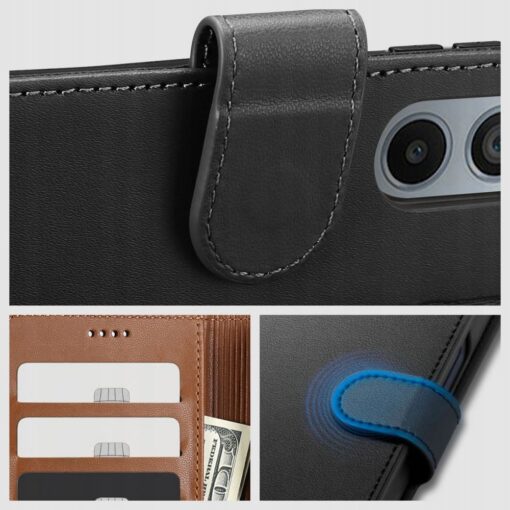 Kaitseümbris kaanega Wallet, Samsung Galaxy S24 FE, must, Tech-Protect - Image 4