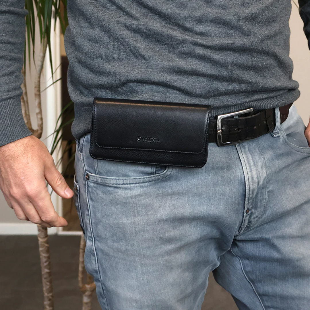 Vöökott Arezzo 7XL, must, naturaalsest nahast, Valenta - Image 7