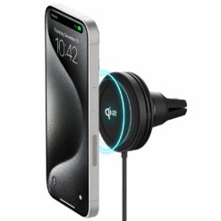 Juhtmevaba laadimisega autohoidik ventilatsiooniavasse Velox Mini Qi2, MagSafe magnetkinnitusega, 15W, iOttie