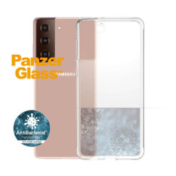 Kaitseümbris ClearCase, Samsung Galaxy S21+ 5G, klaasist tagaküljega, läbipaistev, PanzerGlass