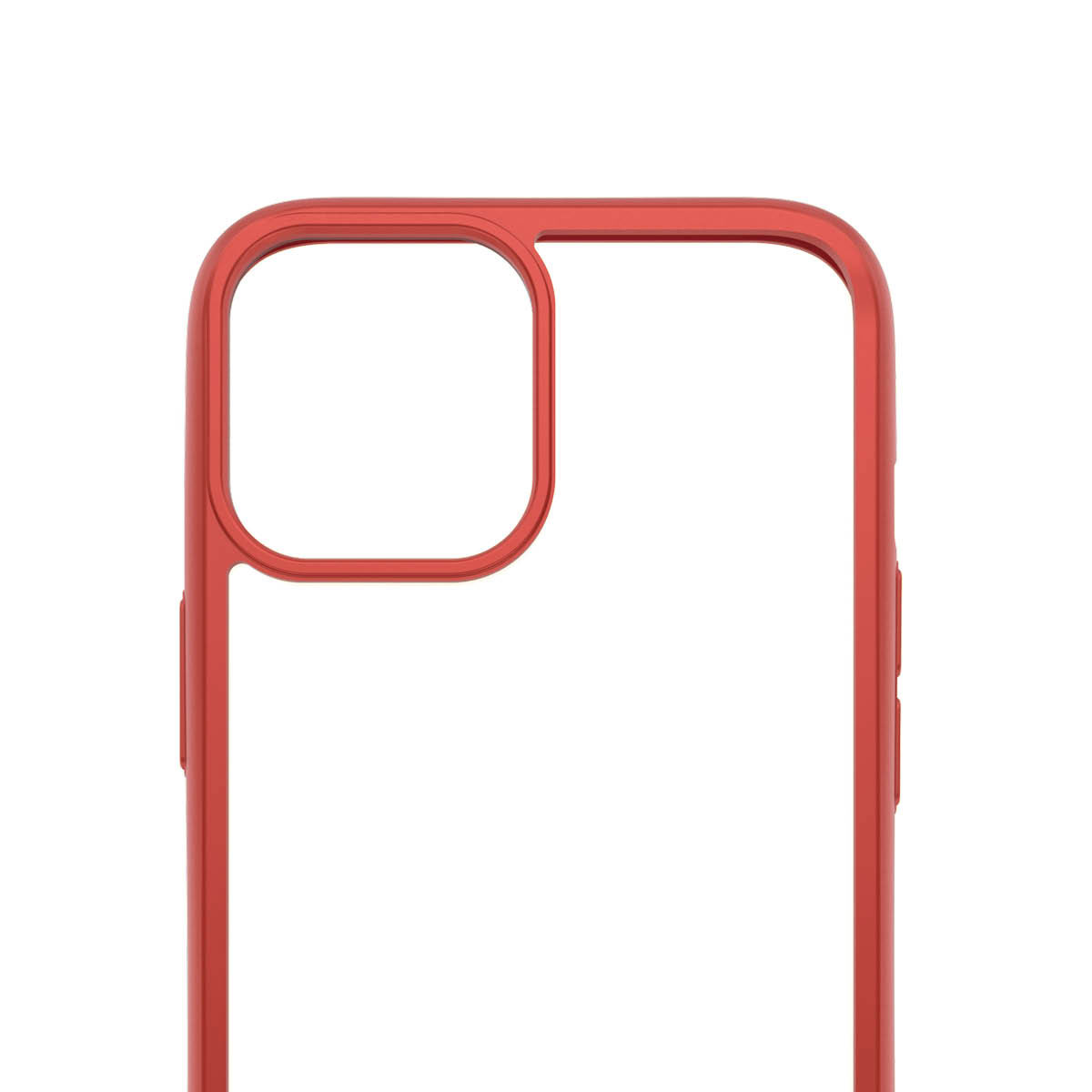 Kaitseümbris ClearCase, Apple iPhone 12 Pro Max, klaasist tagaküljega, punane / läbipaistev, PanzerGlass - Image 7