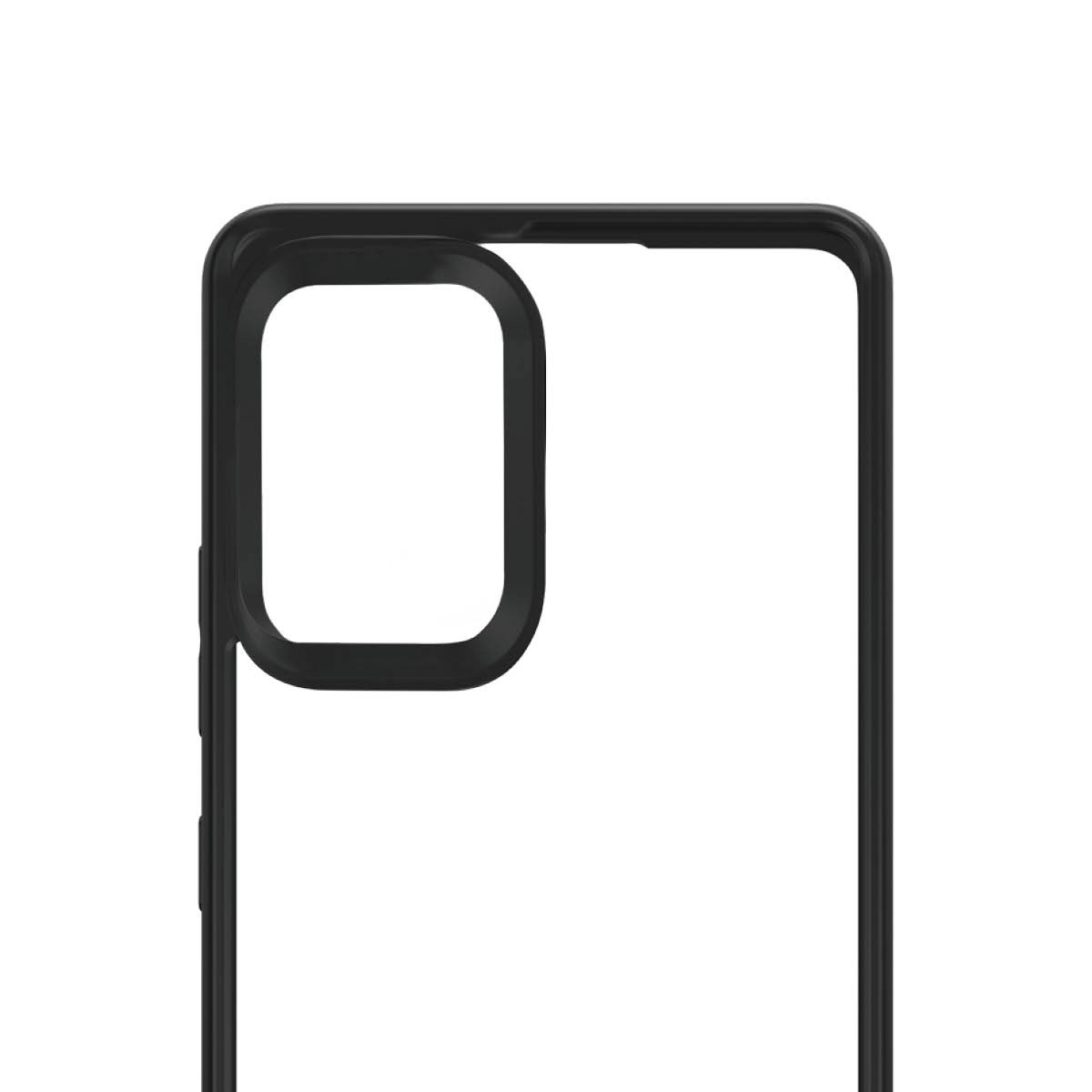 Kaitseümbris ClearCase, Samsung Galaxy A72, klaasist tagaküljega, läbipaistev musta äärega, PanzerGlass - Image 8