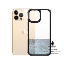 Kaitseümbris SilverBulletCase, Apple iPhone 13 Pro Max, läbipaistev musta äärega, PanzerGlass