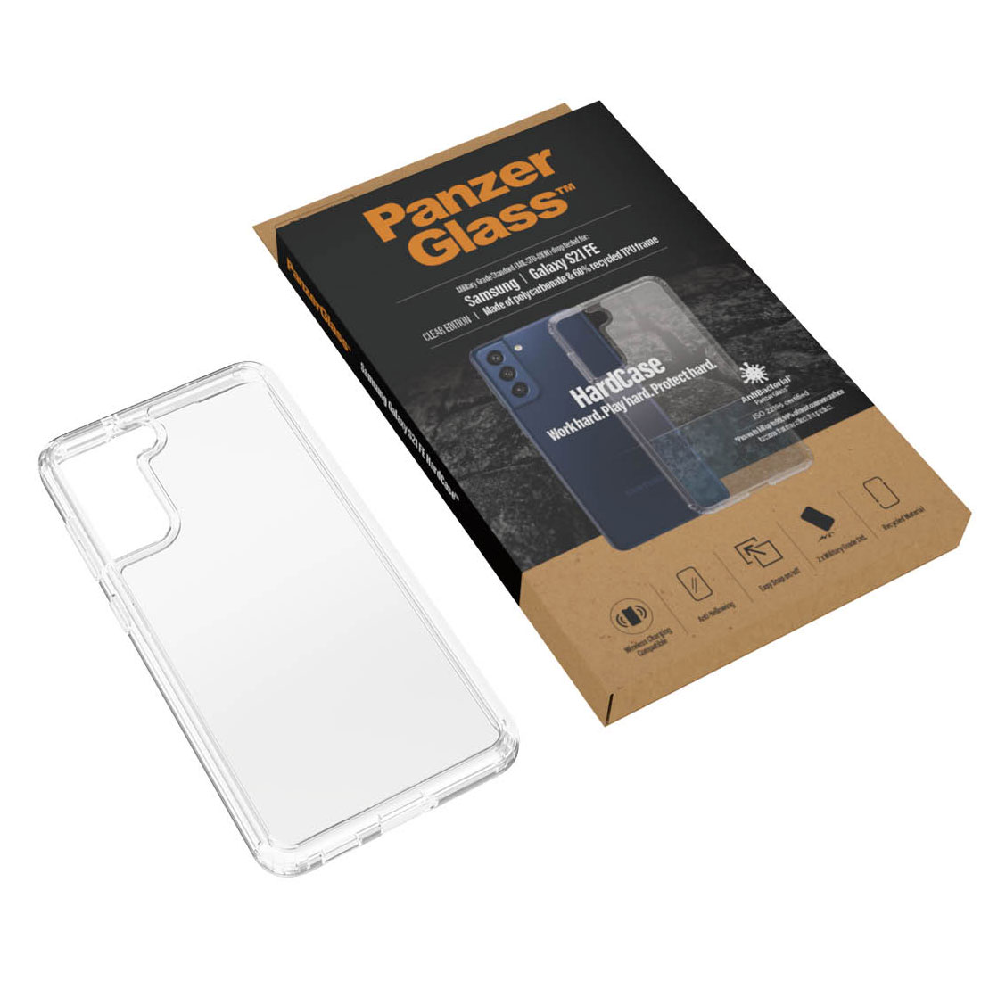 Kaitseümbris HardCase, Samsung Galaxy S21 FE 5G, läbipaistev, PanzerGlass - Image 5