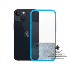 Kaitseümbris ClearCaseColor, Apple iPhone 13 mini, klaasist tagaküljega, sinine / läbipaistev, PanzerGlass