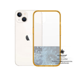 Kaitseümbris ClearCaseColor, Apple iPhone 13, klaasist tagaküljega, oranž / läbipaistev, PanzerGlass