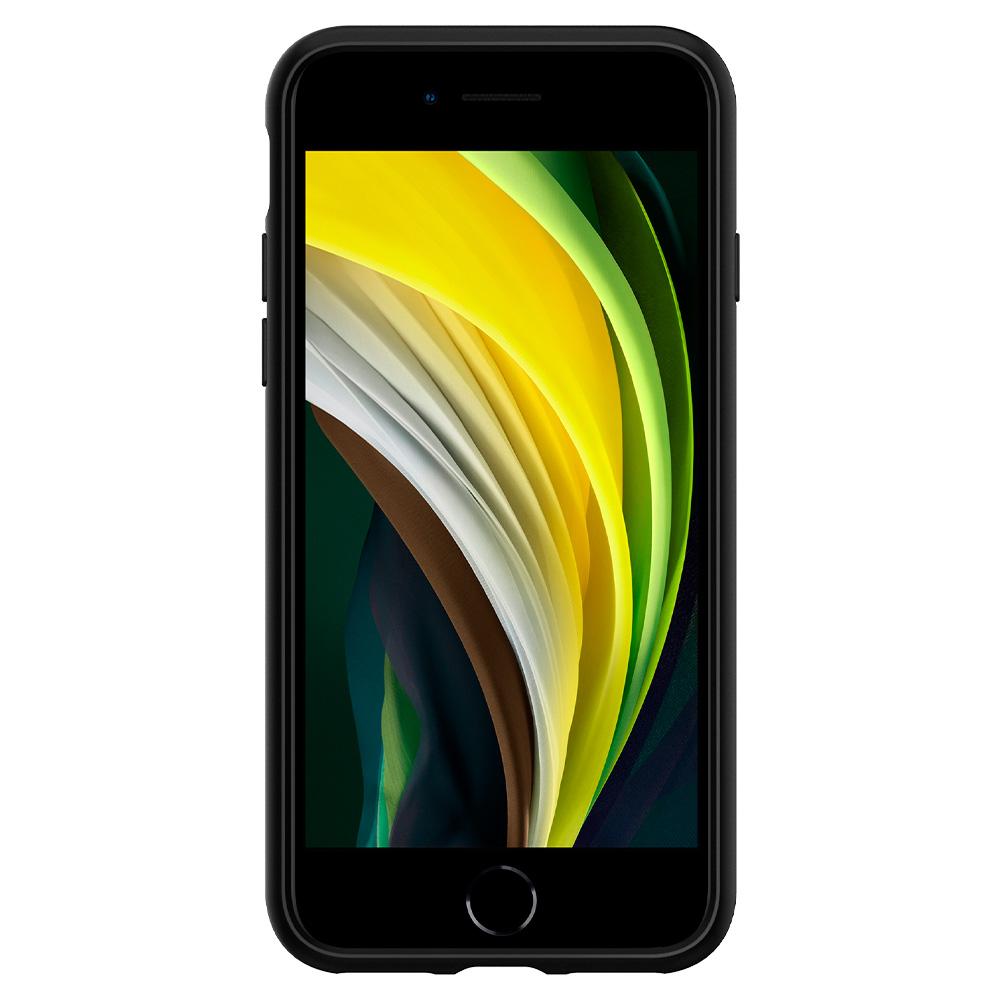 Kaitseümbris Liquid Air, Apple iPhone 7 / 8 / SE (2020/2022), must, Spigen - Image 4