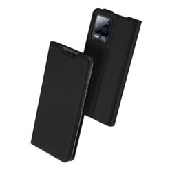 Kaitseümbris kaanega Skin Pro, Realme 8 / 8 Pro, must, Dux Ducis