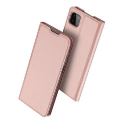 Kaitseümbris kaanega Skin Pro, Samsung Galaxy A22 5G, roosakuldne, Dux Ducis