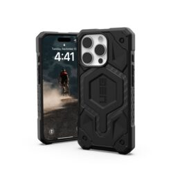 Kaitseümbris Monarch Pro, Apple iPhone 16 Pro, carbon fiber, MagSafe, Urban Armor Gear (UAG)
