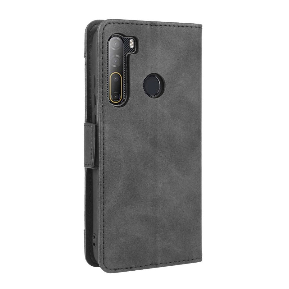 Kaitseümbris kaanega, HTC Desire 20 Pro, kaarditaskutega, must - Image 3