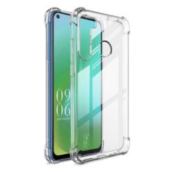 Kaitseümbris HTC Desire 20 Pro, tugevdatud nurkadega, läbipaistev