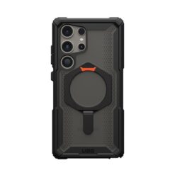 Kaitseümbris Plasma XTE, Samsung Galaxy S24 Ultra, must/oranž, tugijalaga, Urban Armor Gear (UAG)