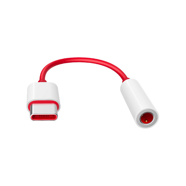 Kõrvaklapipistiku adapter 3.5mm -> USB-C, punane/valge, OnePlus - Image 3