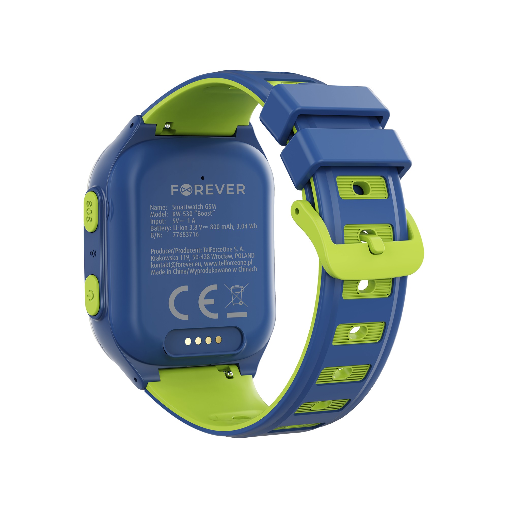 Nutikas käekell lastele Forever Smartwatch GPS WiFi 4G Kids Boost KW-530 sinine - Image 3