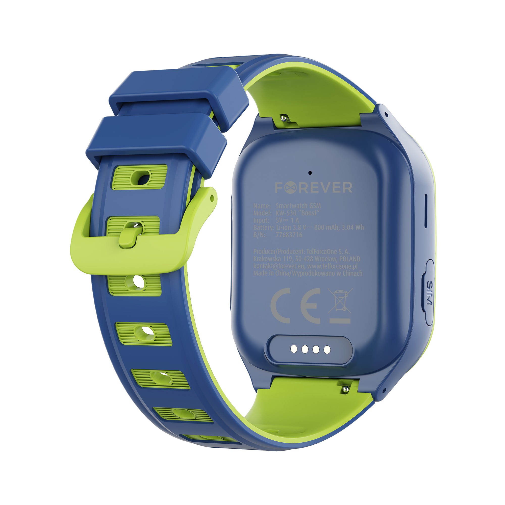 Nutikas käekell lastele Forever Smartwatch GPS WiFi 4G Kids Boost KW-530 sinine - Image 4