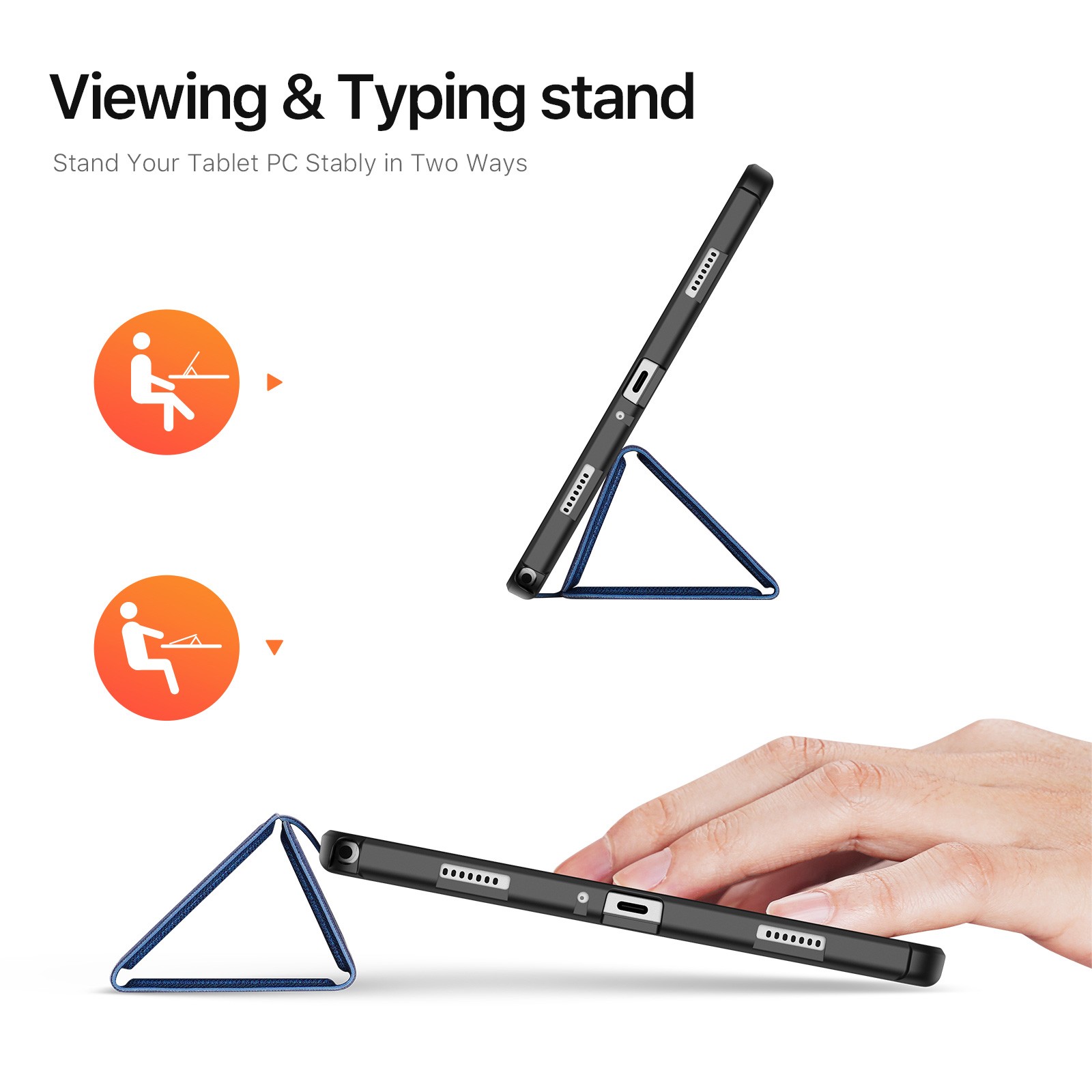 Telefoniümbris Dux Ducis Domo Samsung X210/X215/X216 Tab A9 Plus 11.0/X230/X235/X236 Tab A11 Plus 11.0 tumesinine - Image 2