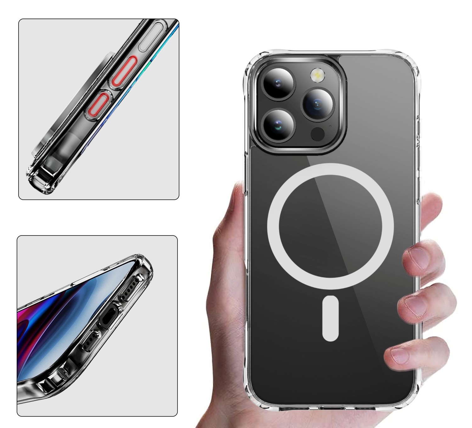 Telefoniümbris Perfectionists Clear Mag Case Apple iPhone 17 Pro Max läbipaistev - Image 2