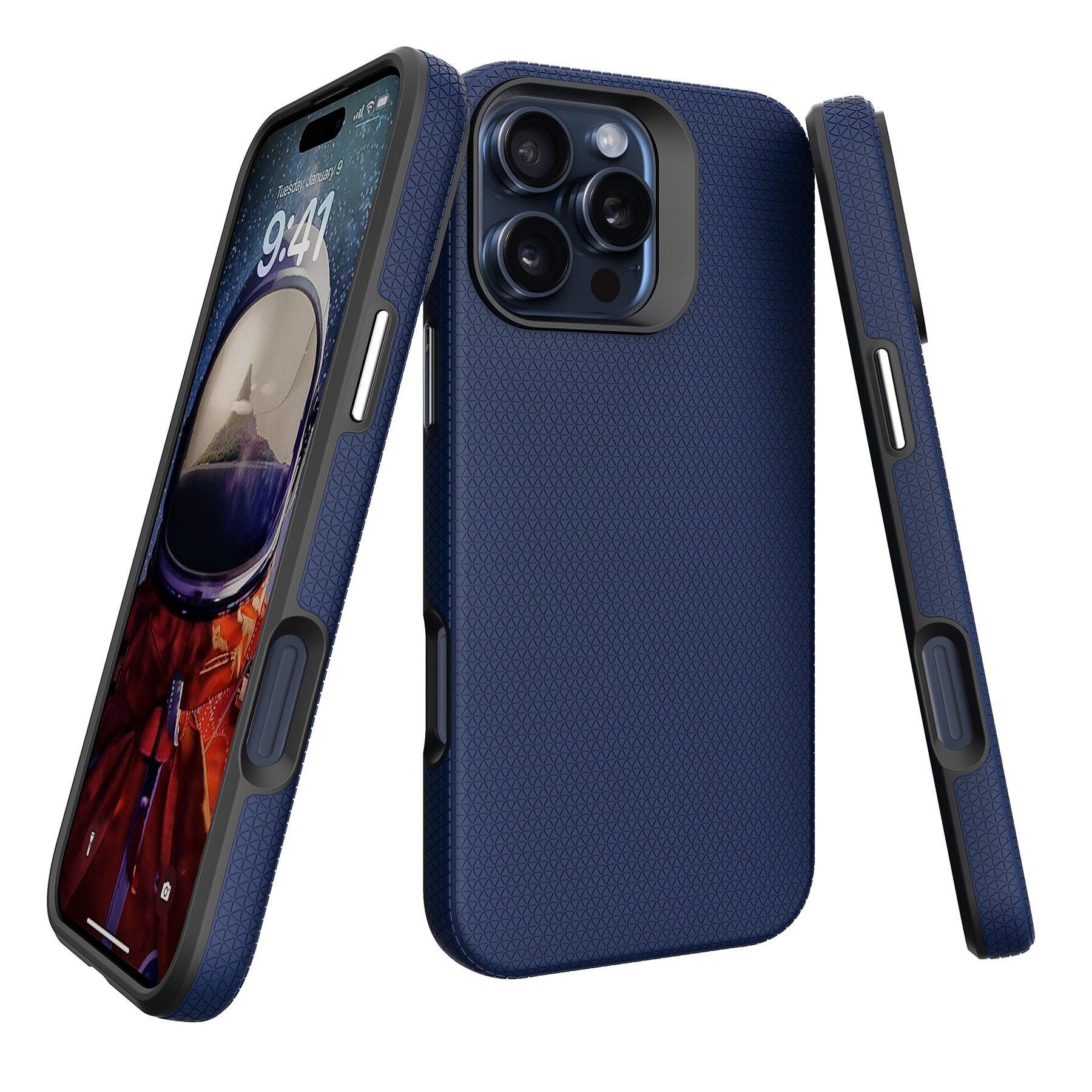 Telefoniümbris Perfectionists Triangle Mag Case Apple iPhone 17 Pro tumesinine - Image 3