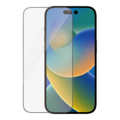 Kaitseklaas Apple iPhone 14 Pro, musta äärega, PanzerGlass