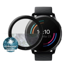 Kaitseklaas OnePlus Watch, veekindel, kumera musta äärega, PanzerGlass