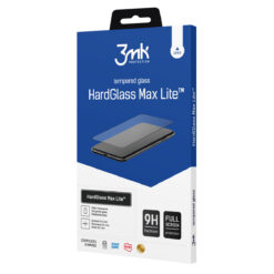 Ekraanikaitseklaas HardGlass Max Lite, Samsung Galaxy A6 (2018), musta äärega, 3mk