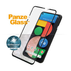 Kaitseklaas Google Pixel 4a 5G, ümbrisesõbralik, musta äärega, PanzerGlass