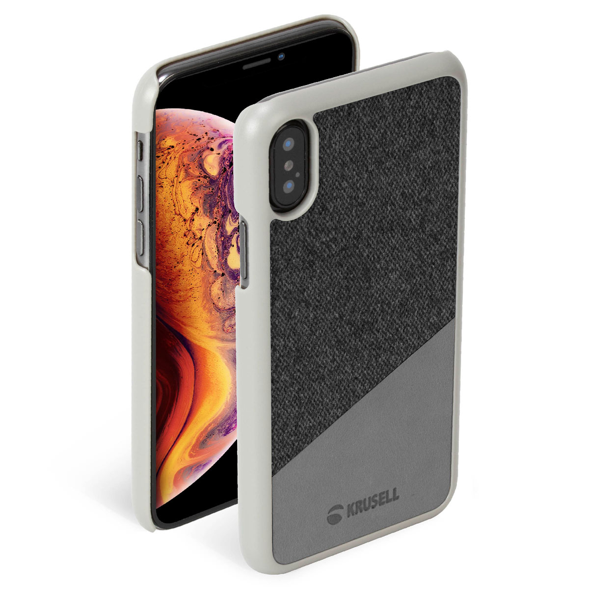 Kaitseümbris Tanum Cover, Apple iPhone Xs Max, hall, Krusell