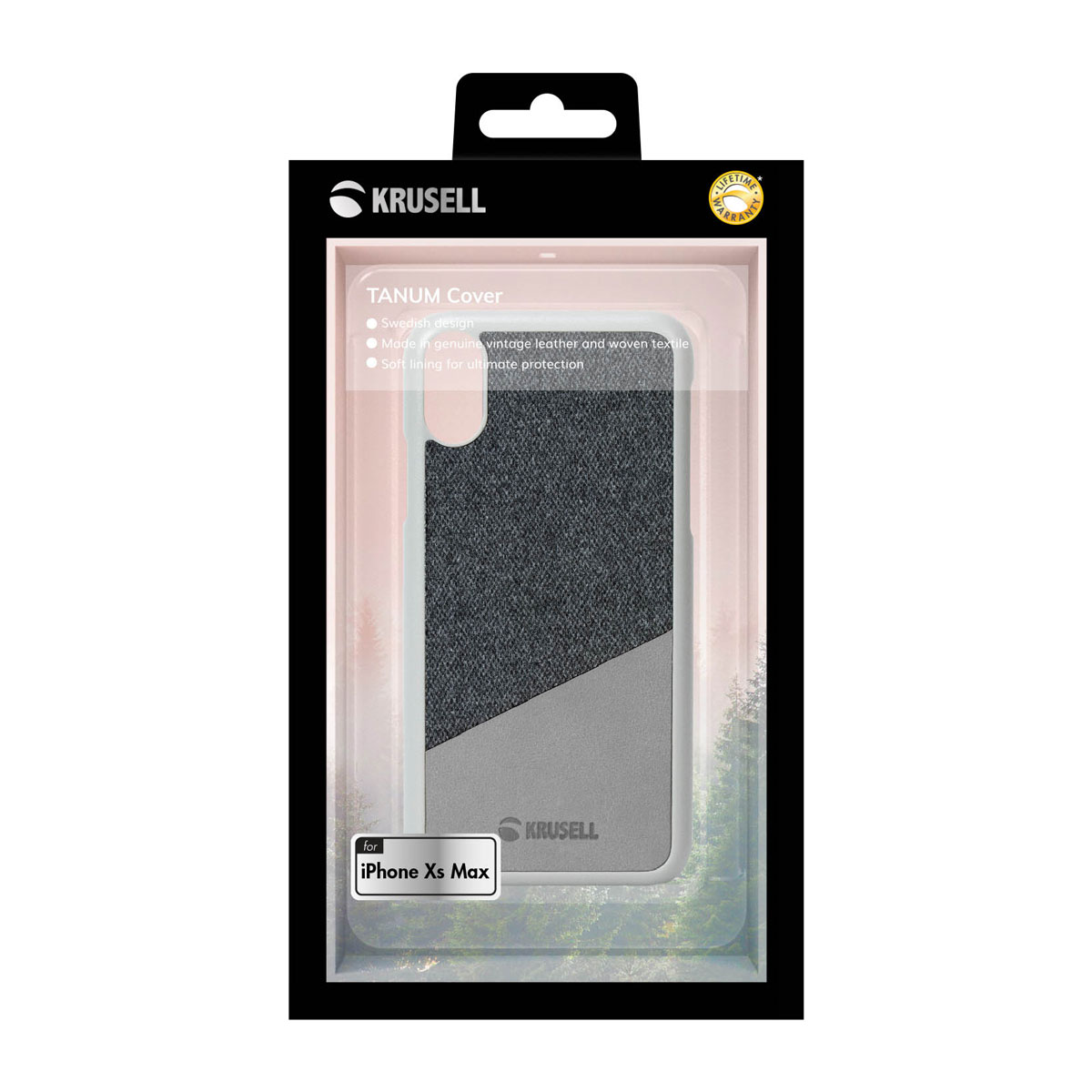 Kaitseümbris Tanum Cover, Apple iPhone Xs Max, hall, Krusell - Image 6