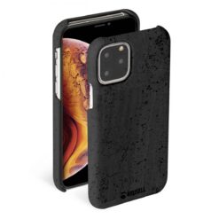Kaitseümbris Birka, Apple iPhone 11 Pro, naturaalsest korgist, must, Krusell