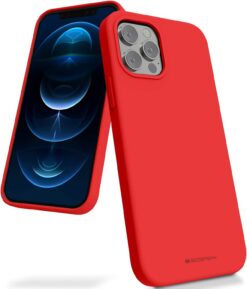 Telefoniümbris Mercury Silicone Case Samsung A175 A17 4G/A176 A17 5G punane