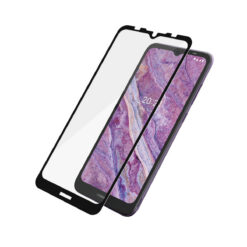 Kaitseklaas Nokia C10 / C20, ümbrisesõbralik, musta äärega, PanzerGlass