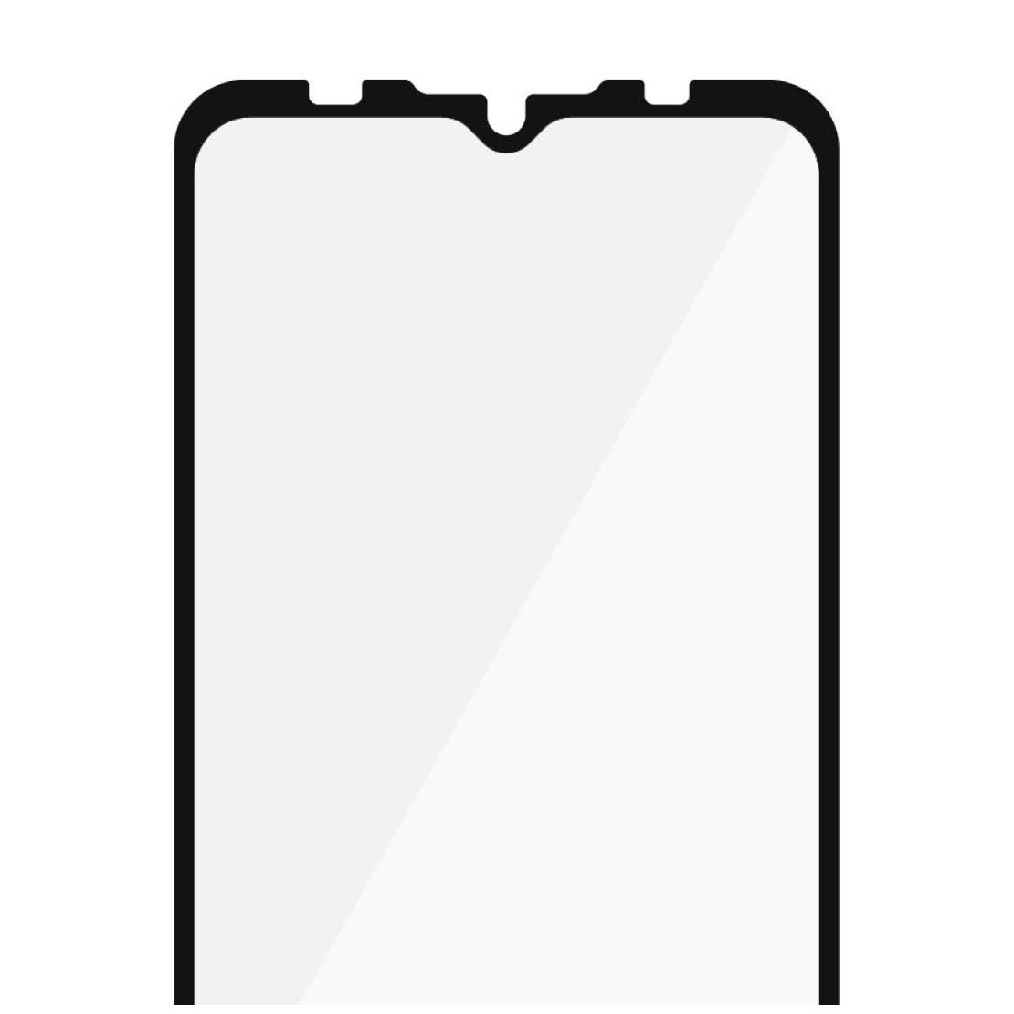 Kaitseklaas Nokia C10 / C20, ümbrisesõbralik, musta äärega, PanzerGlass - Image 8