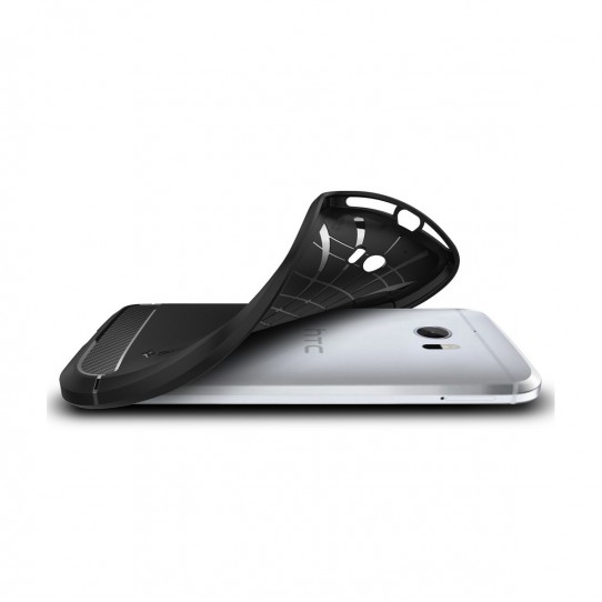 Kaitseümbris Rugged Armor, HTC 10, must, Spigen - Image 5