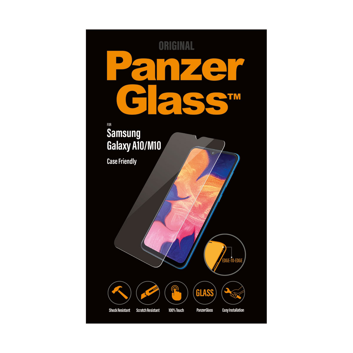 Ekraanikaitseklaas Samsung Galaxy A10 / A10s / M10, ümbrisesõbralik, PanzerGlass - Image 2