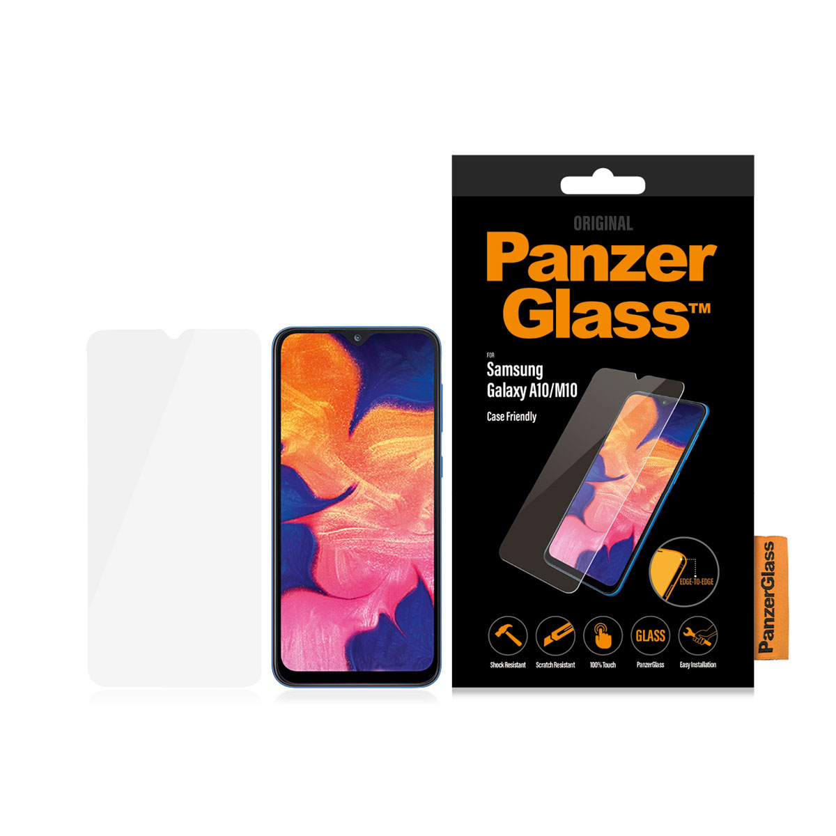 Ekraanikaitseklaas Samsung Galaxy A10 / A10s / M10, ümbrisesõbralik, PanzerGlass - Image 3