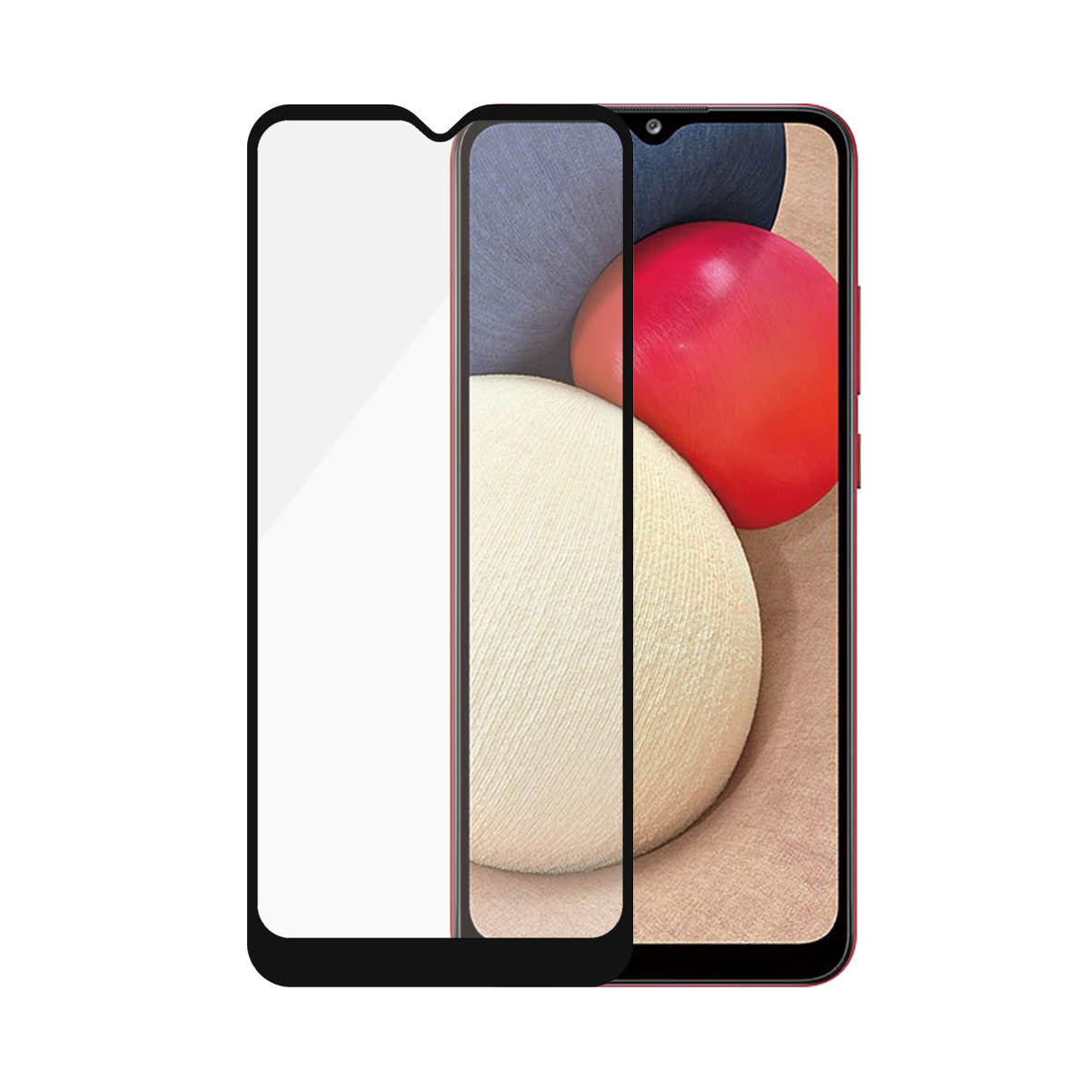 Kaitseklaas Samsung Galaxy A02 / A02s, ümbrisesõbralik, musta äärega, PanzerGlass - Image 7