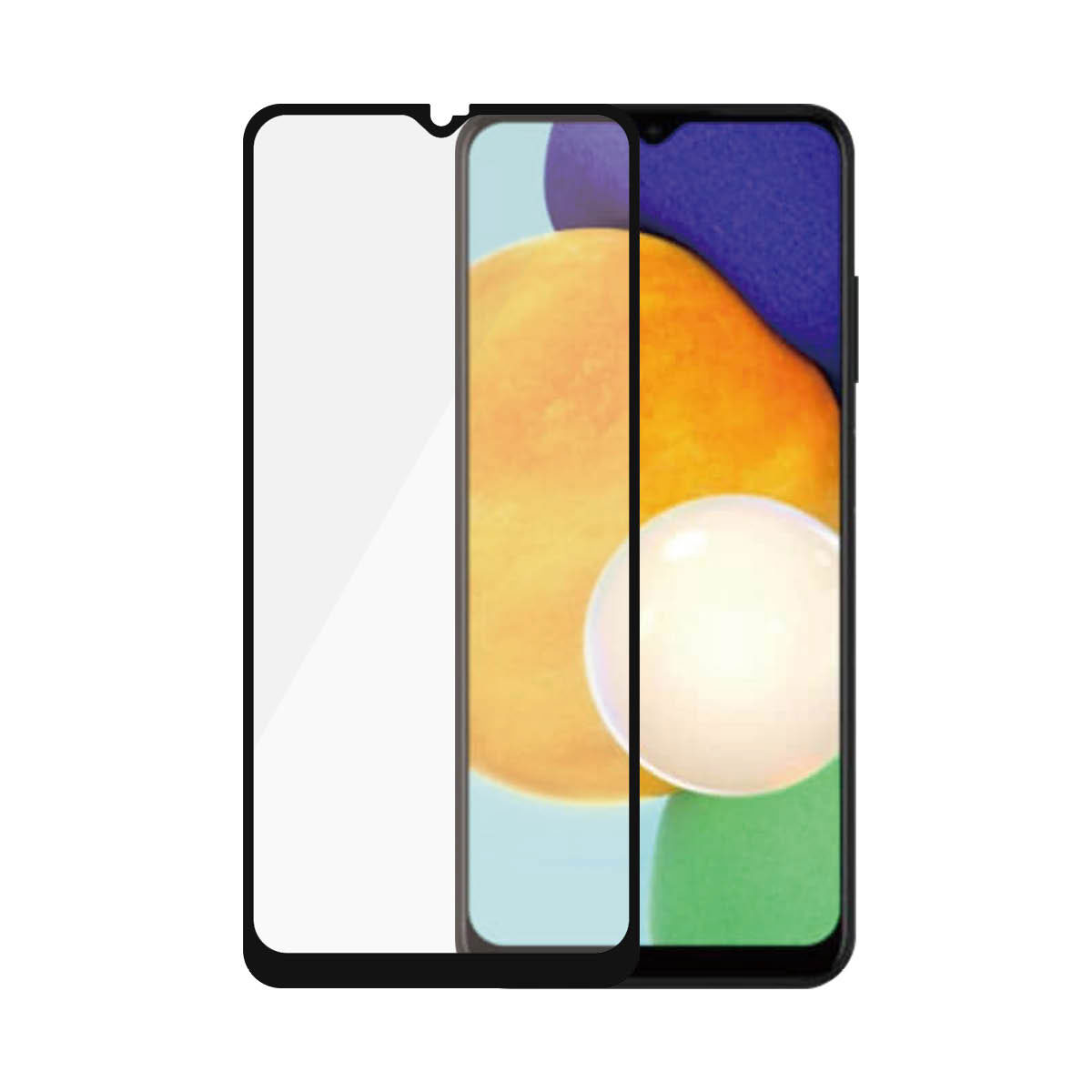 Kaitseklaas Samsung Galaxy A03s, ümbrisesõbralik, musta äärega, PanzerGlass - Image 7