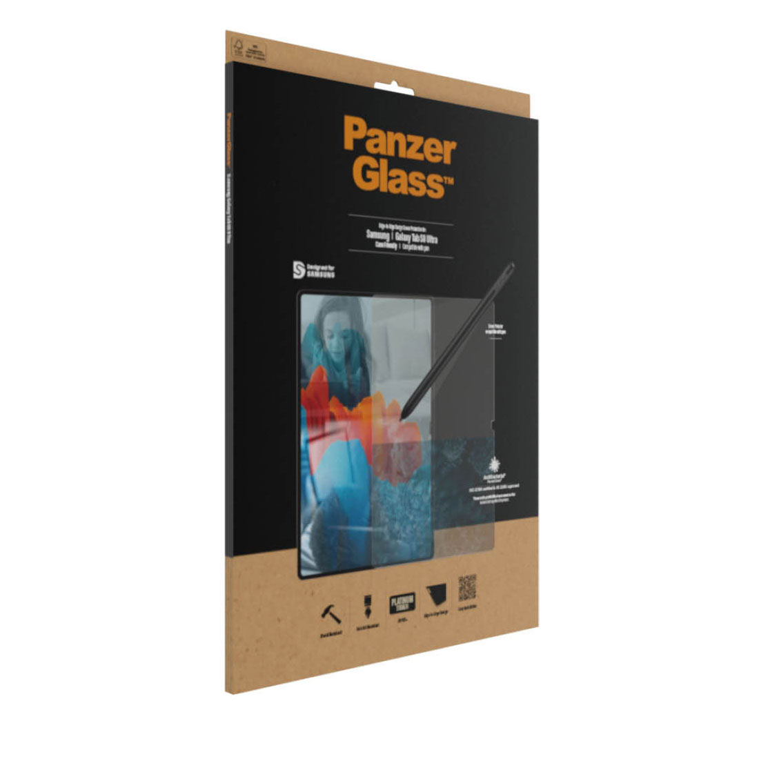 Kaitseklaas Samsung Galaxy Tab S10 Ultra / Tab S9 Ultra / Tab S8 Ultra, ümbrisesõbralik, PanzerGlass - Image 4