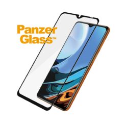 Kaitseklaas Xiaomi Redmi 9T, ümbrisesõbralik, musta äärega, PanzerGlass