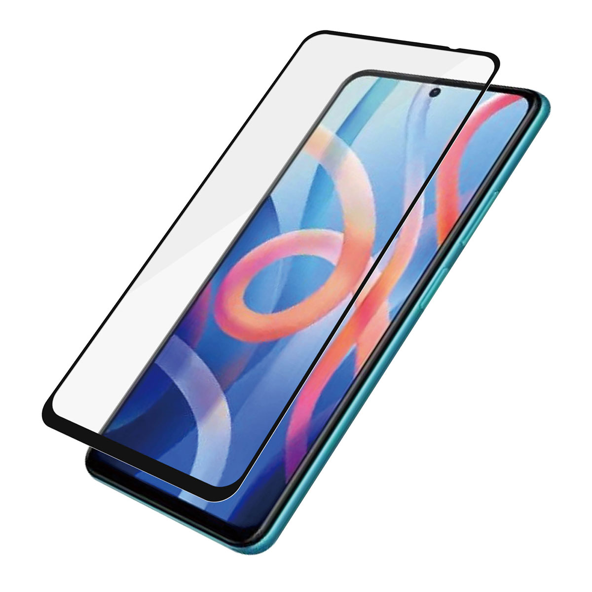 Kaitseklaas Xiaomi Redmi Note 11T 5G / Poco M4 Pro 5G, ümbrisesõbralik, musta äärega, PanzerGlass