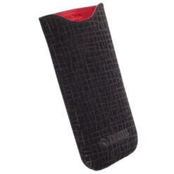 Kott Visby, L Long, Apple iPhone 5 / 5C / 5S / SE (2016), naturaalsest nahast, must, Krusell