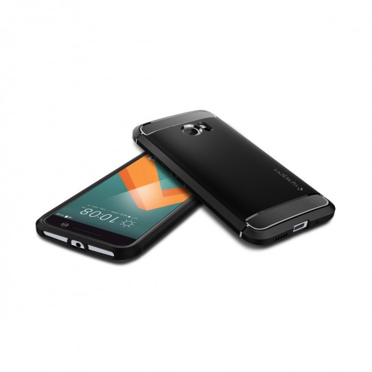Kaitseümbris Rugged Armor, HTC 10, must, Spigen - Image 6