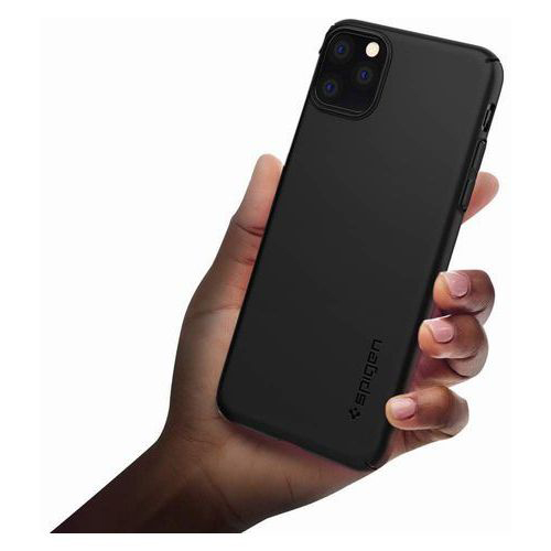 Kaitseümbris Thin Fit Air, Apple iPhone 11 Pro Max, must, õhuke, Spigen - Image 5