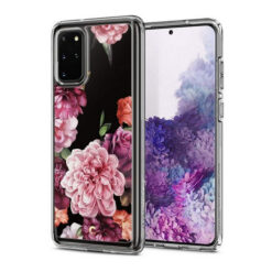 Kaitseümbris Ciel, Samsung Galaxy S20+, roosa lilleline, Spigen